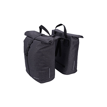 Borsa da bicicletta doppia Contec City shopper Grigio