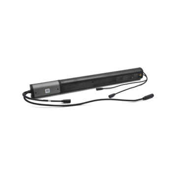 Vista a tre quarti della batteria per bicicletta Mahle X35 B1-D Smart