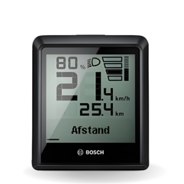 Vista frontale del display Intuvia 100 di Bosch