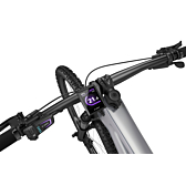 Il Bosch Kiox 300 montato su una bicicletta elettrica. Qui potete vedere la funzione di navigazione del display del Kiox 300 di Bosch.