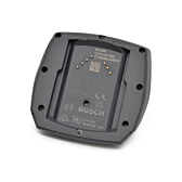 Vista posteriore del ciclocomputer Bosch Intuvia. Il collegamento del display è chiaramente evidenziato.