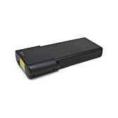 Vista a tre quarti della batteria per bicicletta Ansmann 36V 14Ah Compatible.