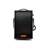 Vista frontale del Bafang DP C18 CANBUS con il display ben visibile.
