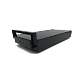 Foto della Sparta E-motion C1/C2/C3 / Batavus compatibile batteria per bicicletta 13.6Ah (nera) Incl. caricatore, dove si può vedere l'interruttore che si può accendere e spegnere. Si vede anche la maniglia aperta