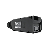 foto del Shimano BT-E6010 36V 11.6Ah dal lato inferiore dove si possono vedere chiaramente gli adesivi con spiegazioni e avvertenze