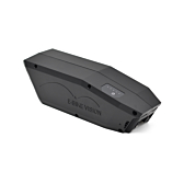 Vista dall'alto a tre quarti della batteria per bici Bosch Powerpack 360 Performance/Active telaio E-Bike Vision.