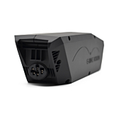 Foto chiara del collegamento alla bici della batteria per bici Bosch Powerpack 360 Performance/Active telaio E-Bike Vision.