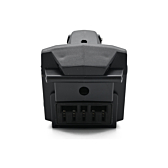 Vista frontale della batteria per bicicletta Bosch Classic 400 Frame