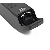 Foto in primo piano della maniglia della batteria per bici Bosch Powerpack 540 Performance/Active telaio E-Bike Vision.