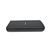 Vista laterale dall'alto della batteria EYXON Sparta/Batavus B400 36V 12.8Ah Compatible.

