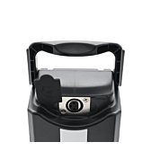 Foto ravvicinata della porta di ricarica della batteria per bicicletta Giant Twist Compatible 13Ah.