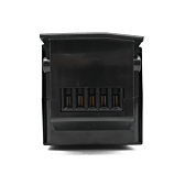 Immagine chiara del connettore della bicicletta della batteria compatibile Impulse 36V 14.5Ah prodotta da EYXON.
