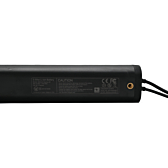 Foto ravvicinata dell'etichetta sulla batteria per bicicletta Mahle X35 B1-D Smart