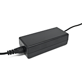 Vista a tre quarti del caricatore Phylion 42V 2A a 2 poli senza connessione.