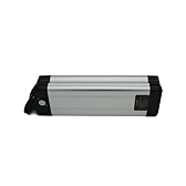 Vista laterale della Phylion XH370-12J Silverfish 37V 12Ah Compatible in posizione verticale.