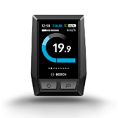 Vista frontale del display Kiox Bosch