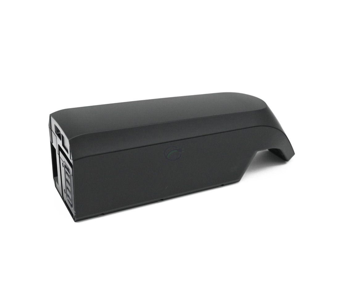 foto del Shimano BT-E6010 36V 11.6Ah dal lato dove tutta la batteria è chiaramente visibile