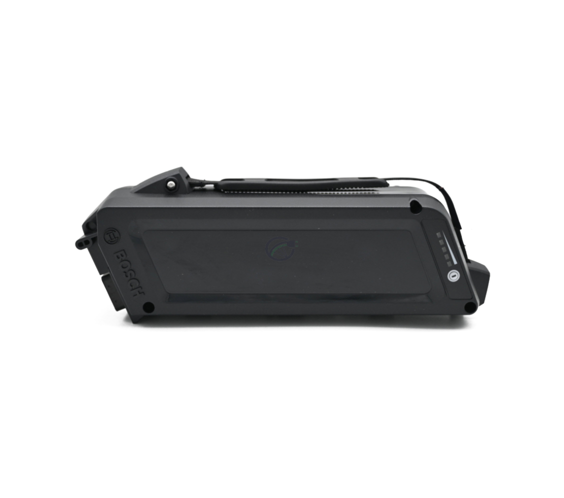 Vista laterale della batteria per bicicletta Bosch Classic 400 Frame