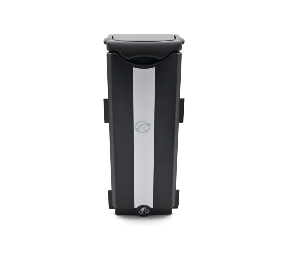 Vista dall'alto della batteria per bicicletta Giant Twist Compatible 13Ah.