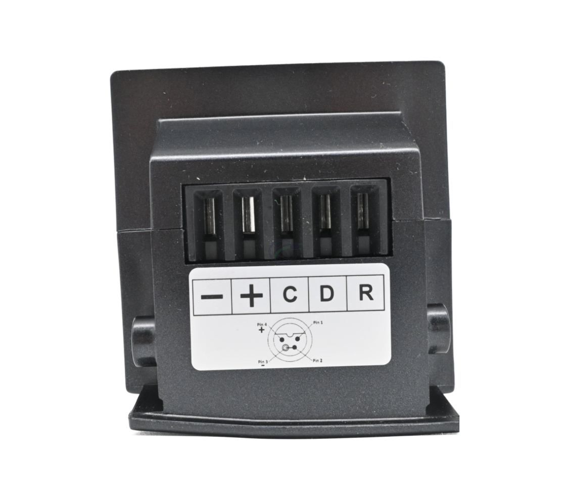 Primo piano della connessione per la bicicletta della batteria Kalkhoff Impulse 36V 17Ah.