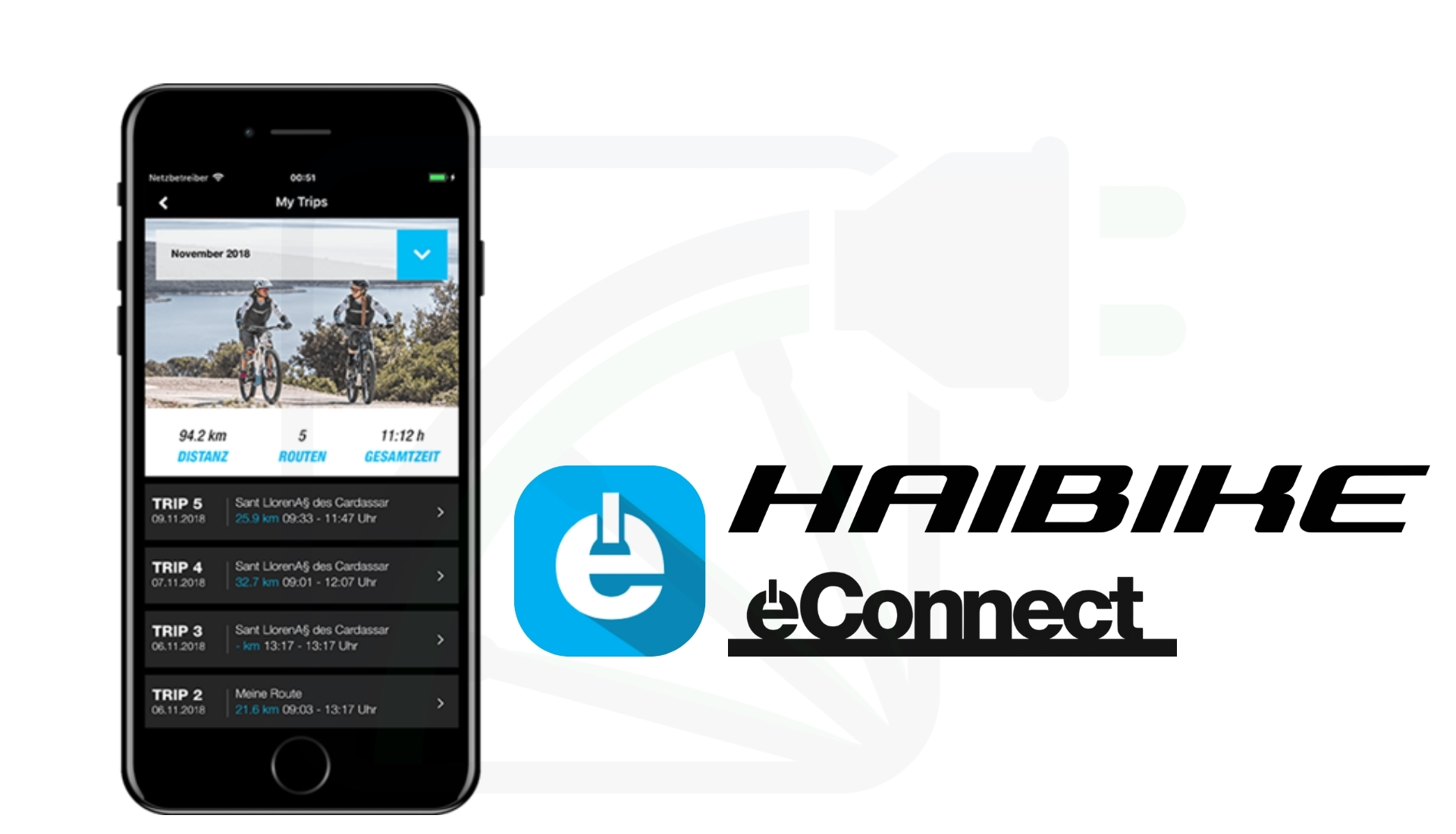 Haibike e-connect app